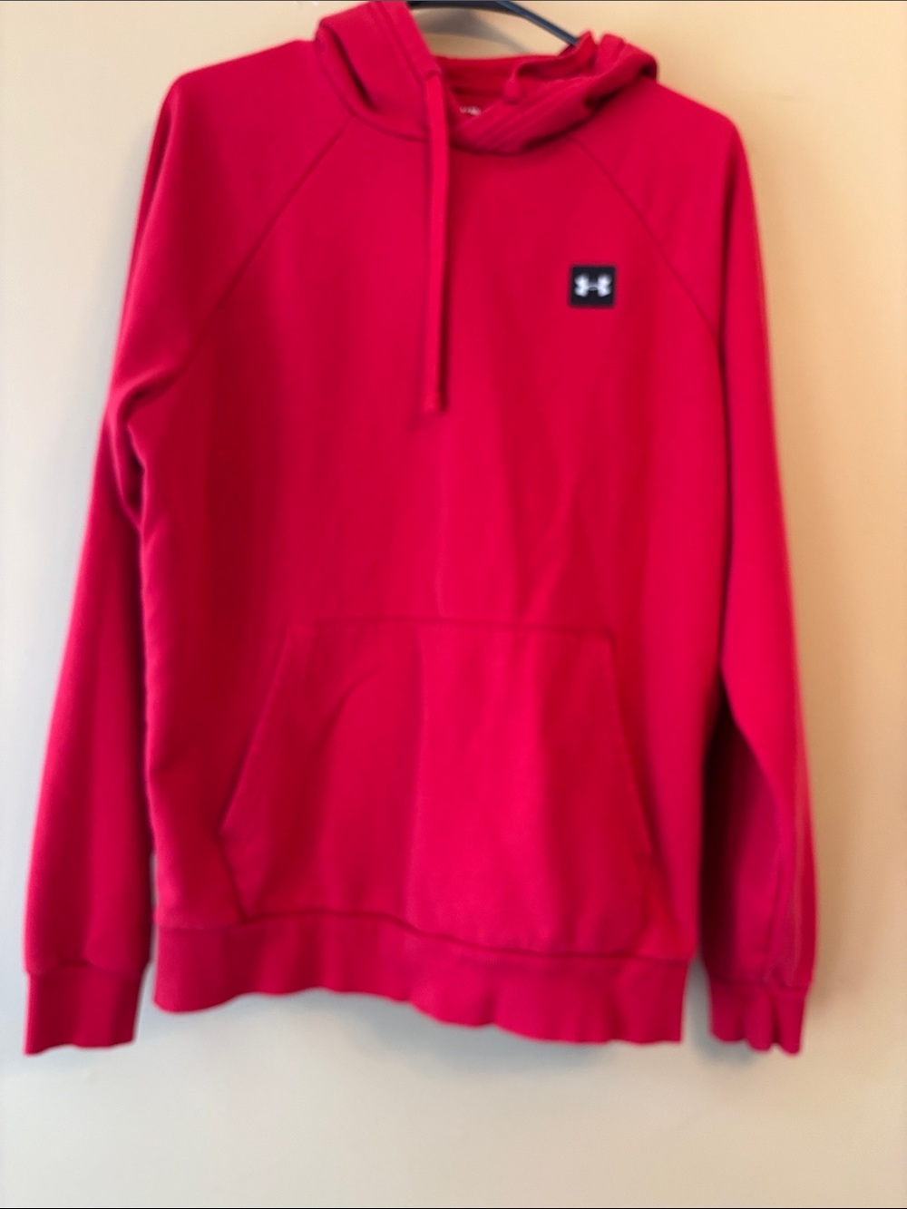 Under Armour Men's Bright Red Crewneck Hoodie